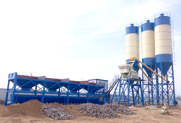 HZS240混凝土搅拌站(图4) 新郑75混凝土搅拌站